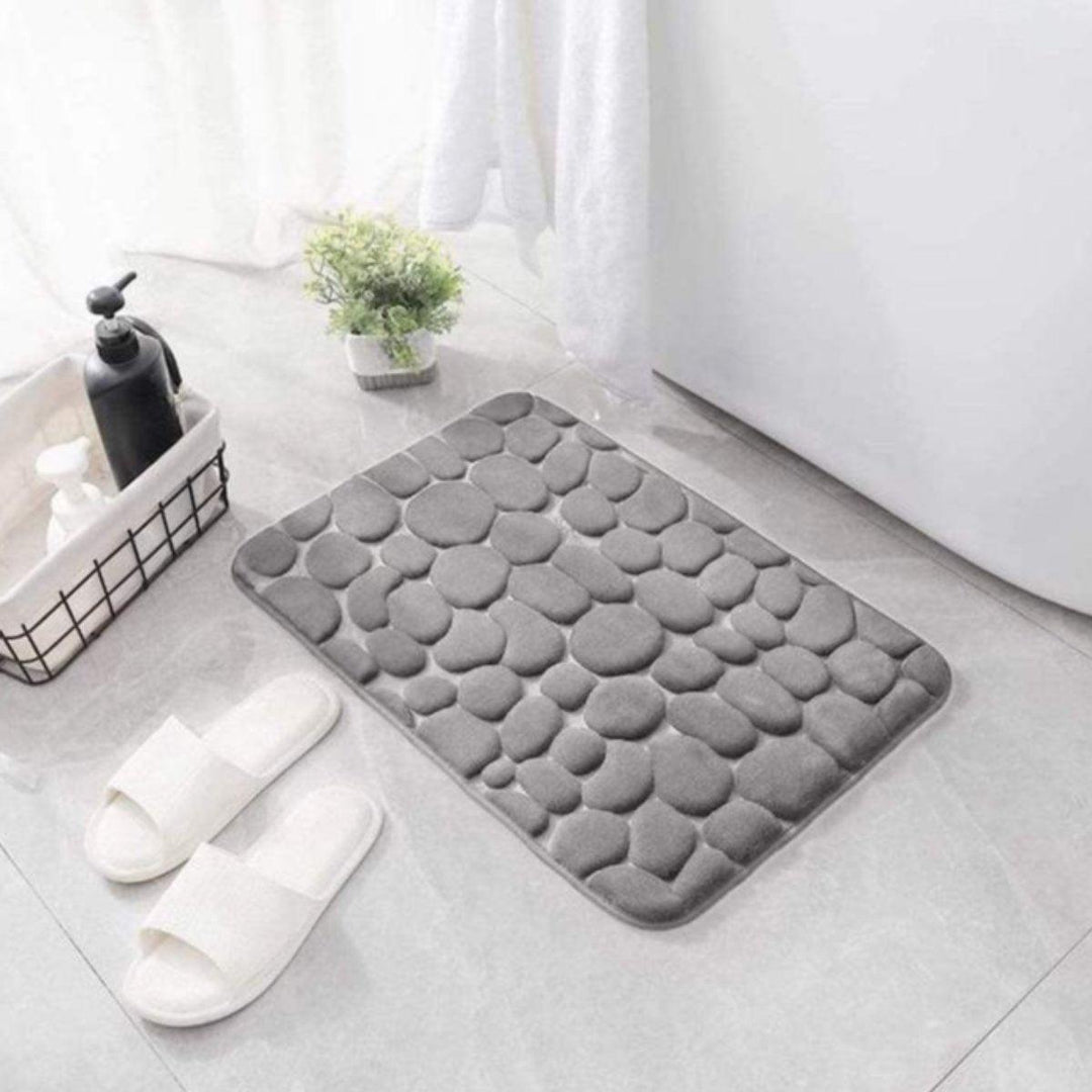 Cobblestone Mat | Antislip & Sneldrogende Badkamermat