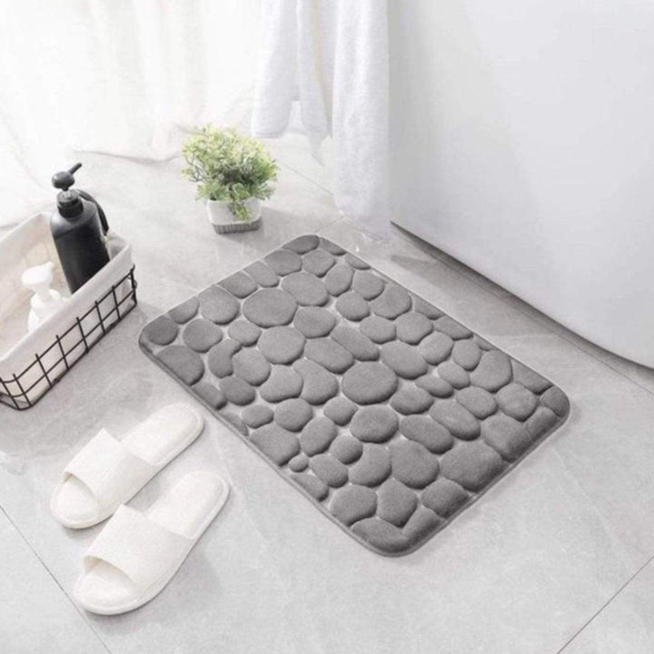 Cobblestone Mat | Antislip & Sneldrogende Badkamermat