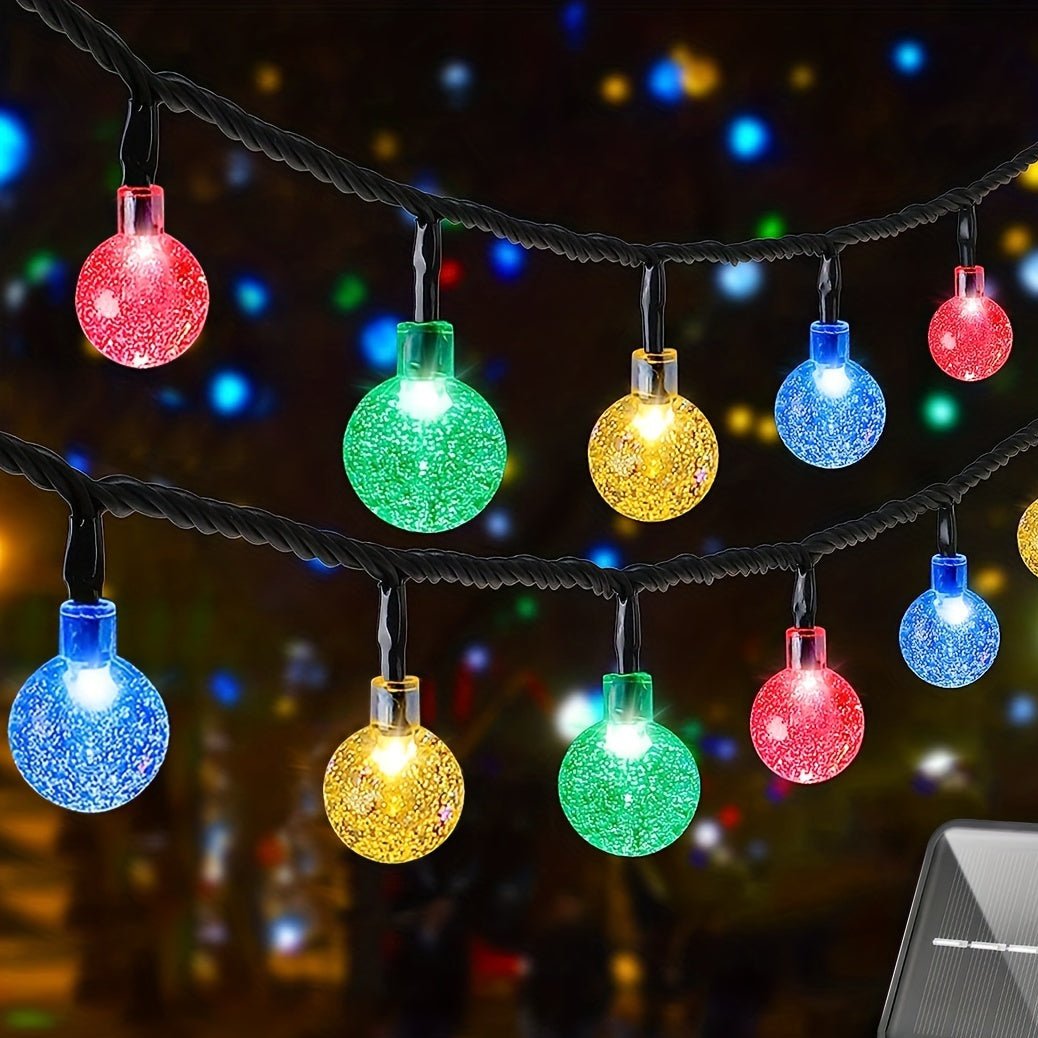 Solar Crystal Ball Bubble Light String | 20–100 LED Zonne-Energie Lichtslinger