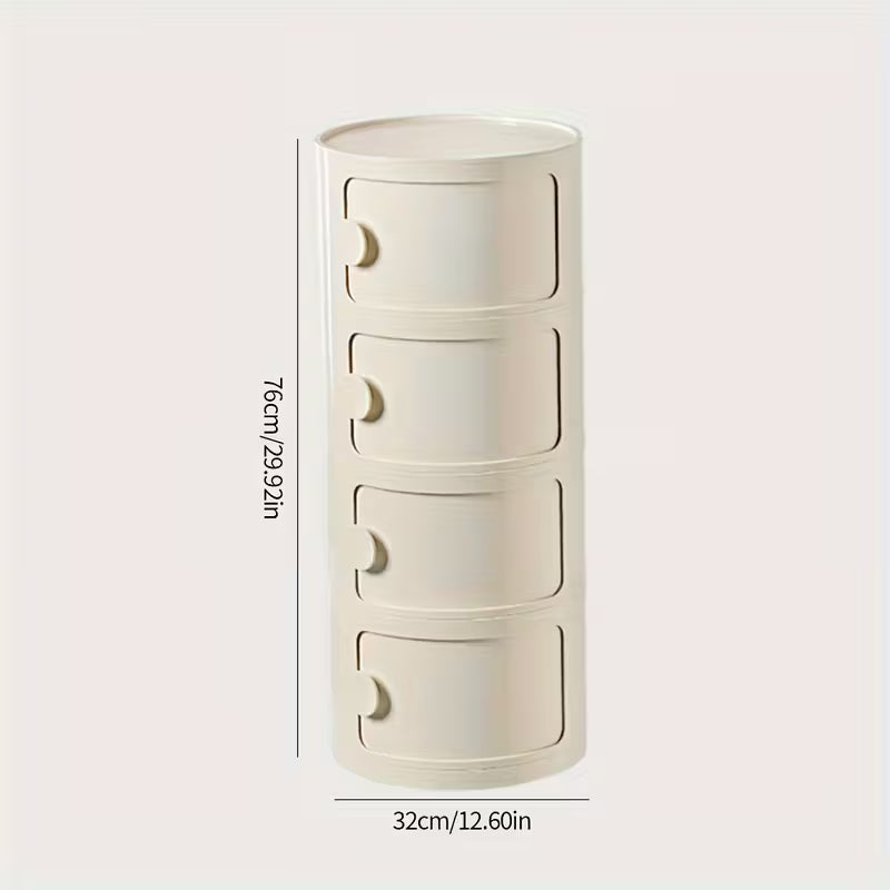 FlexiStore™ Multifunctioneel Nachtkastje | Draagbare Opbergkast met Lade