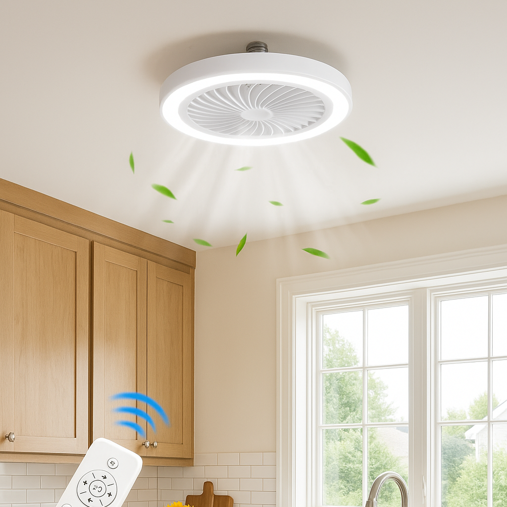 LED Smart Ventilator lamp | Met Afstandsbediening & Timer