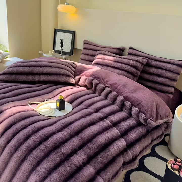 WinterLuxe™ 4-Delige Melkfluweel Beddenset | 200cm * 230cm
