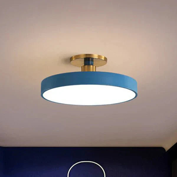 Round Flush Mount | Moderne LED Wandlamp in Scandinavische Stijl – Acryl Design & Zachte Verlichting
