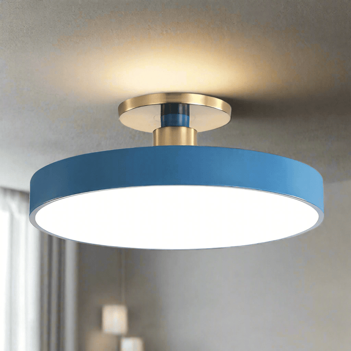 Round Flush Mount | Moderne LED Wandlamp in Scandinavische Stijl – Acryl Design & Zachte Verlichting