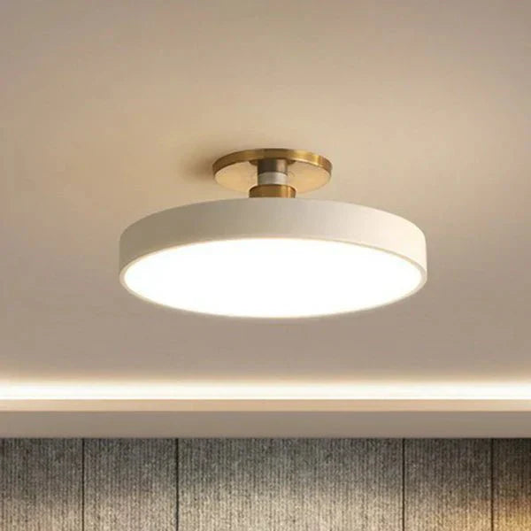 Round Flush Mount | Moderne LED Wandlamp in Scandinavische Stijl – Acryl Design & Zachte Verlichting
