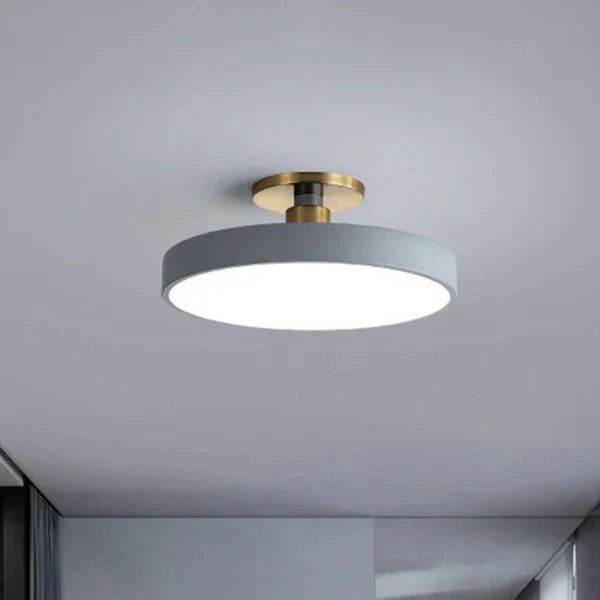 Round Flush Mount | Moderne LED Wandlamp in Scandinavische Stijl – Acryl Design & Zachte Verlichting