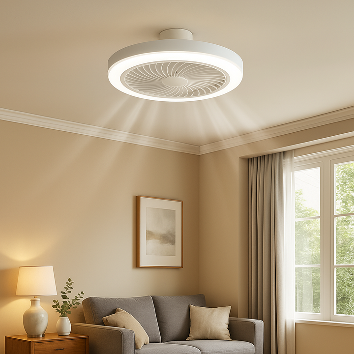 LED Smart Ventilator lamp | Met Afstandsbediening & Timer