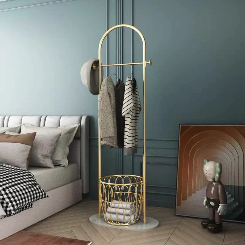 Metalen Kapstok Staande Met Marmeren Voet