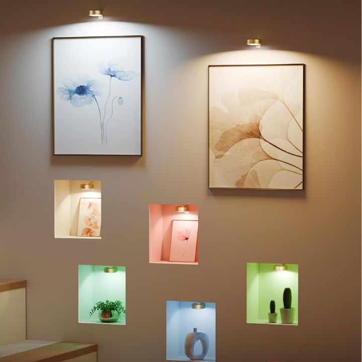 LED Schilderijverlichting met Magneetbevestiging | Dimbaar | Warm & Koel Wit Licht