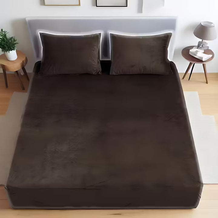 Luxe Velvet Beddenset | 3-Delig met Hoeslaken & Kussenslopen | Ultiem Zacht & Warm