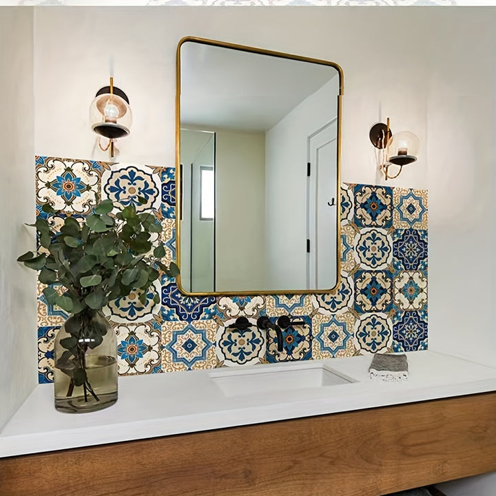 DIY Marokkaanse Tegelstickers | Waterdichte PVC Wandstickers voor Keuken & Badkamer