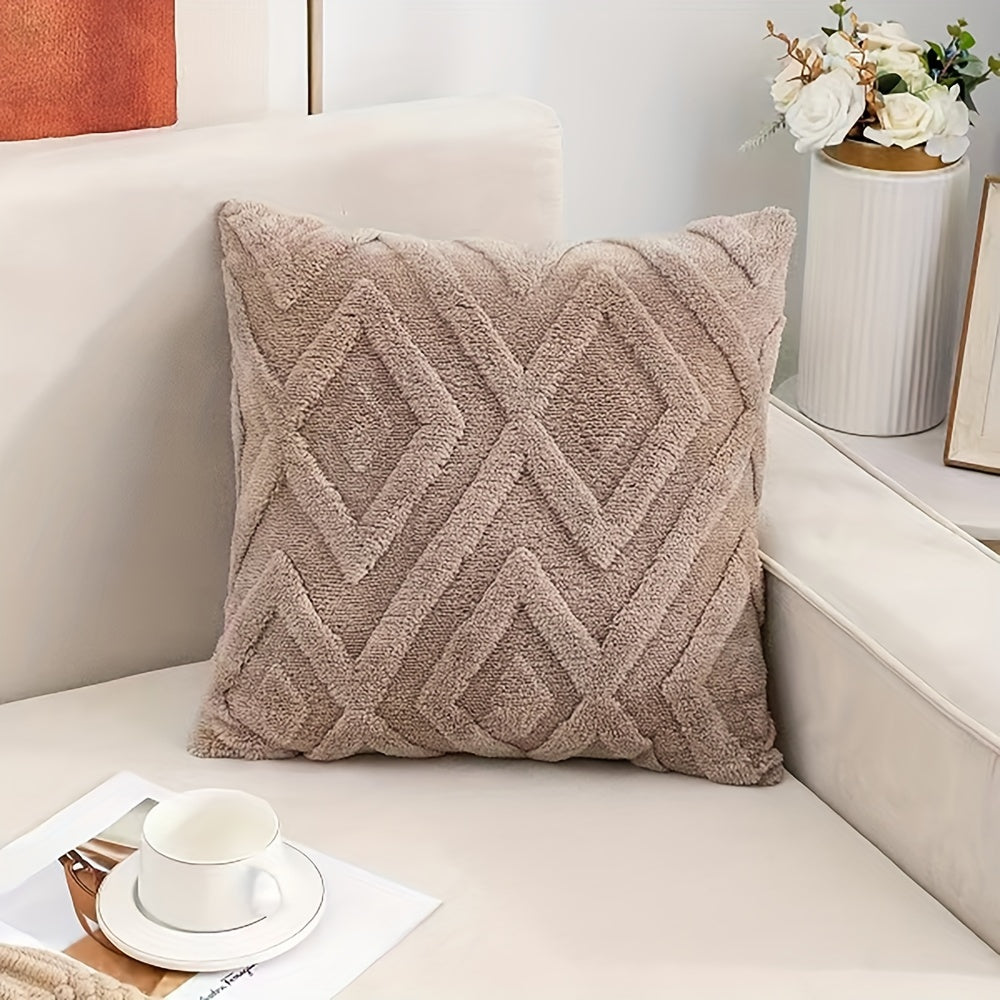 Luxe 2-Delige Kussensloopset | Fluweel met Sneeuwvlokpatroon