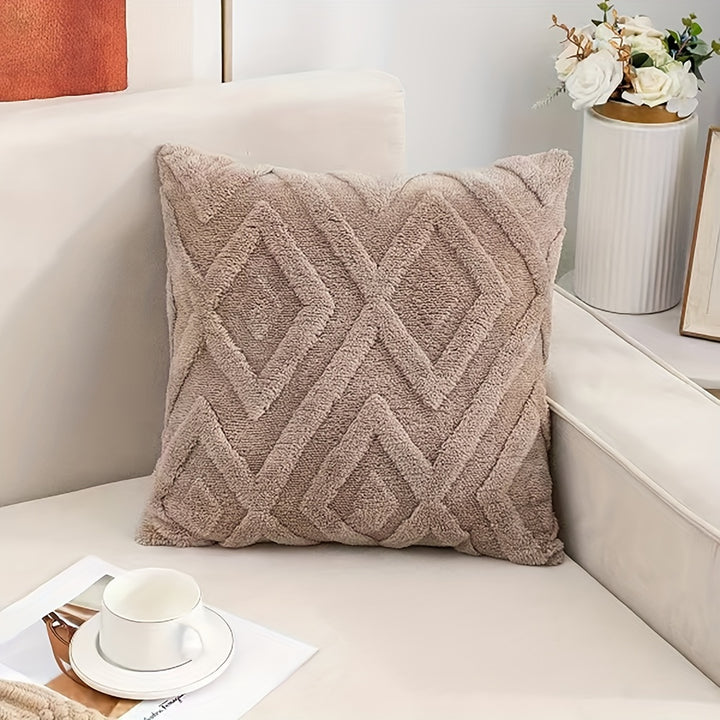 Luxe 2-Delige Kussensloopset | Fluweel met Sneeuwvlokpatroon