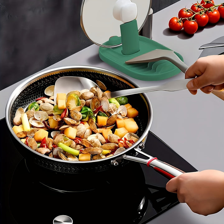 Keuken Organizer | Deksel- & Lepelhouder met Antislipbasis