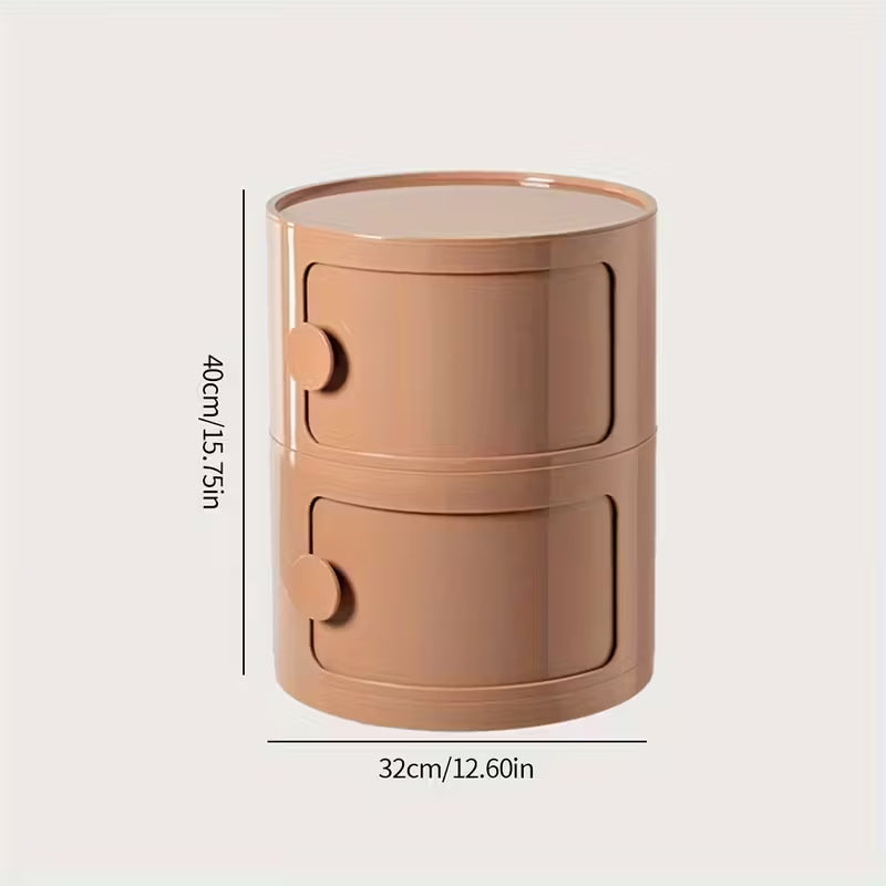 FlexiStore™ Multifunctioneel Nachtkastje | Draagbare Opbergkast met Lade