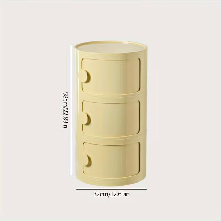 FlexiStore™ Multifunctioneel Nachtkastje | Draagbare Opbergkast met Lade