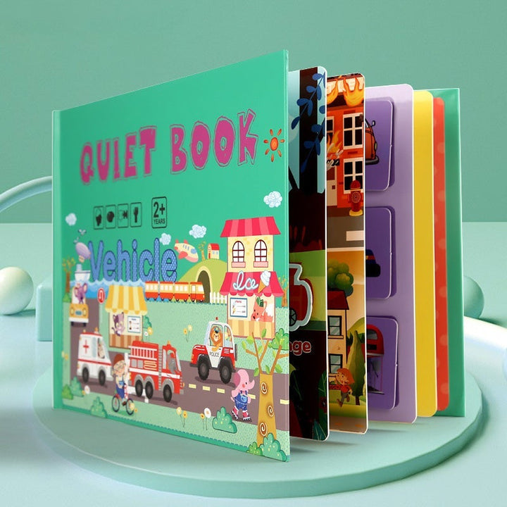 BusyBook™ Educatief Peuterboek | Speel- & Leerboek voor Motoriek, Logica & Herkennen