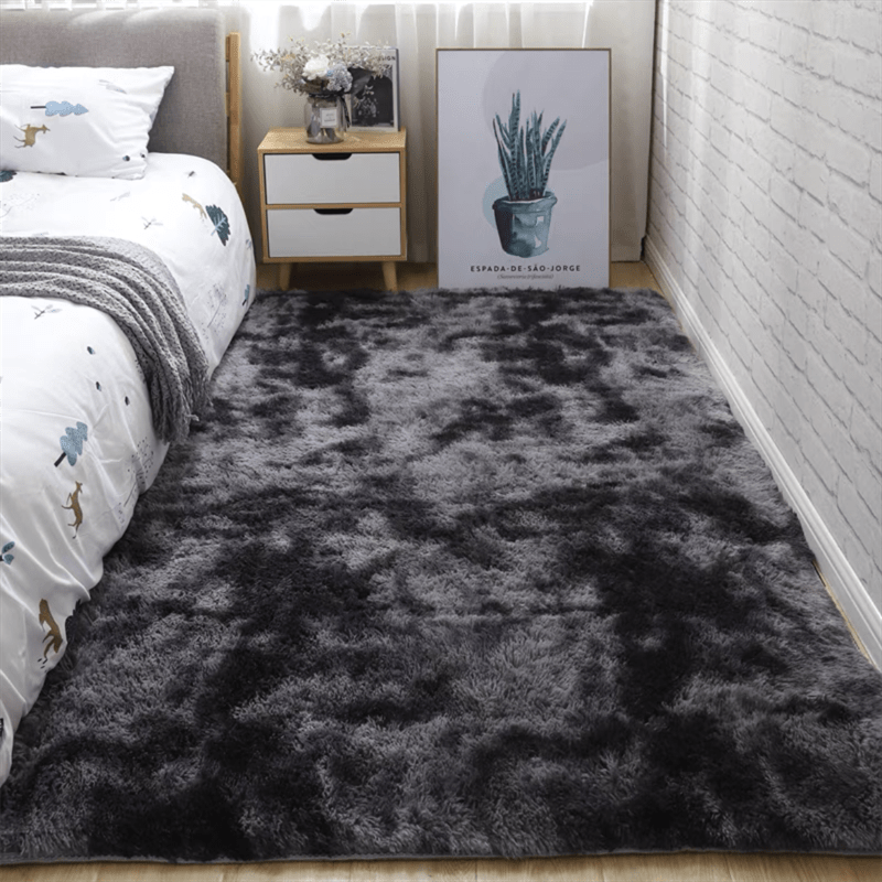 Zacht Pluche Vloerkleed | Modern Tapijt met Antislip Onderkant | 80×200 cm