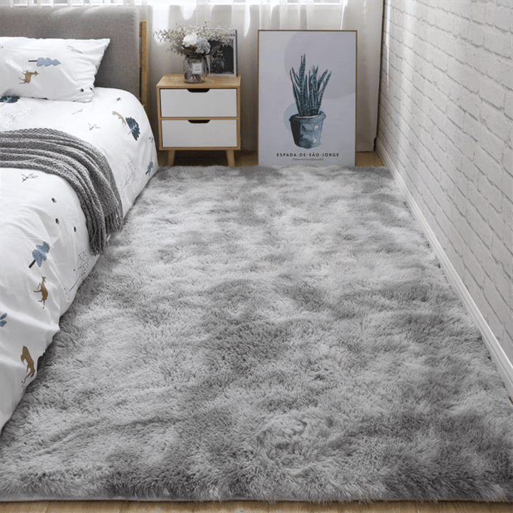 Zacht Pluche Vloerkleed | Modern Tapijt met Antislip Onderkant | 80×200 cm