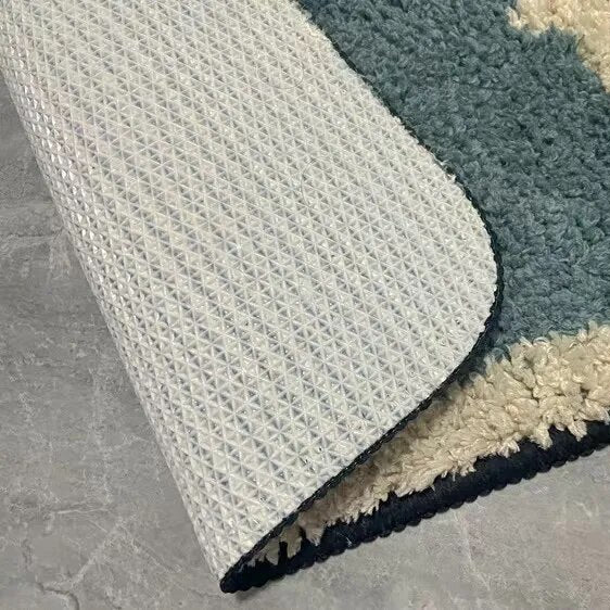 NordicFlow Luxe Handgemaakte Badmat | Anti-slip & Machinewasbaar