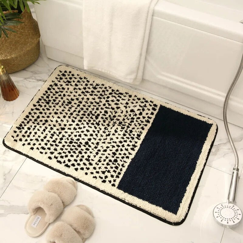 NordicFlow Luxe Handgemaakte Badmat | Anti-slip & Machinewasbaar