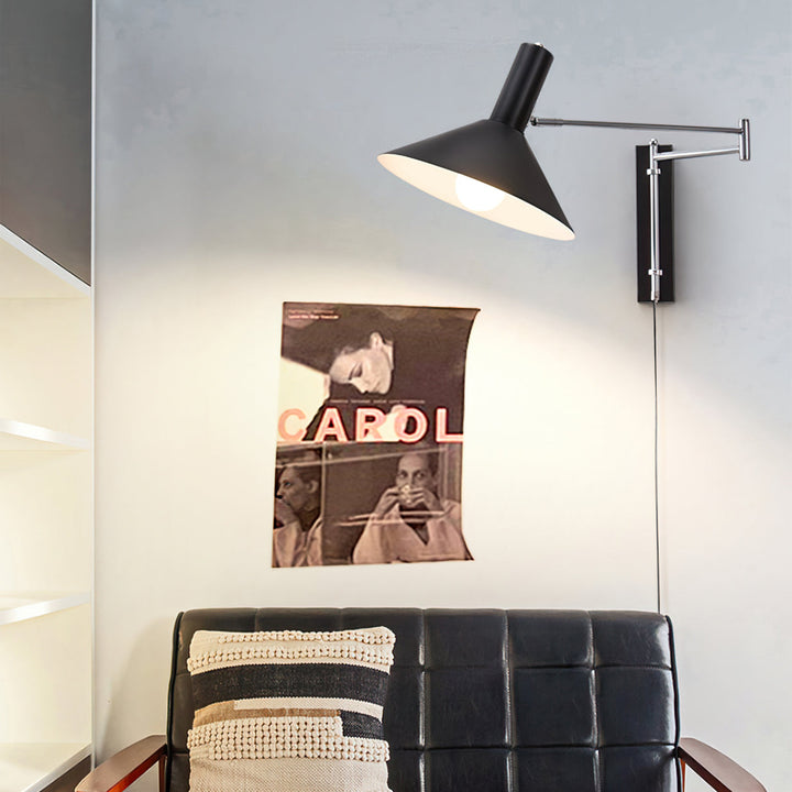 Anvia Wandlamp | Minimalistische Verstelbare Wandlamp voor Slaapkamer & Woonkamer