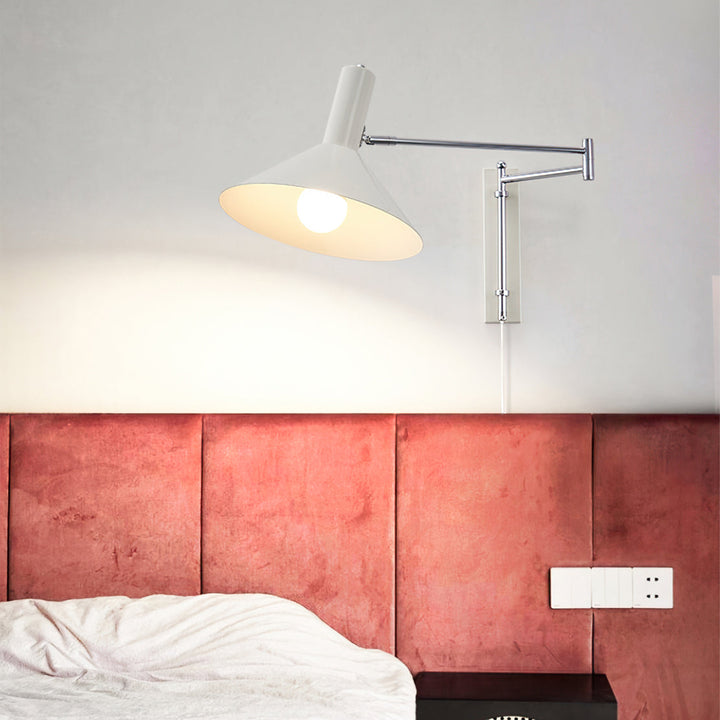 Anvia Wandlamp | Minimalistische Verstelbare Wandlamp voor Slaapkamer & Woonkamer