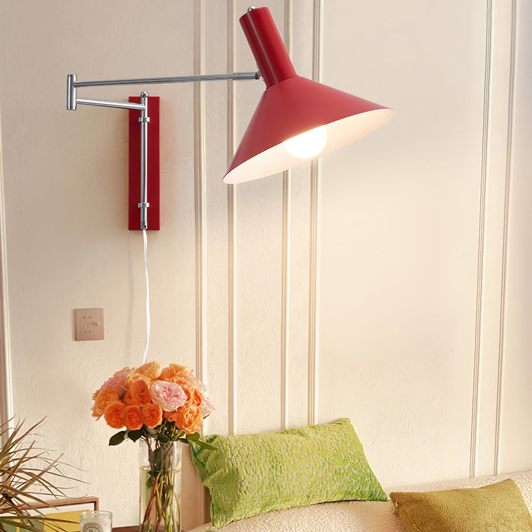 Anvia Wandlamp | Minimalistische Verstelbare Wandlamp voor Slaapkamer & Woonkamer