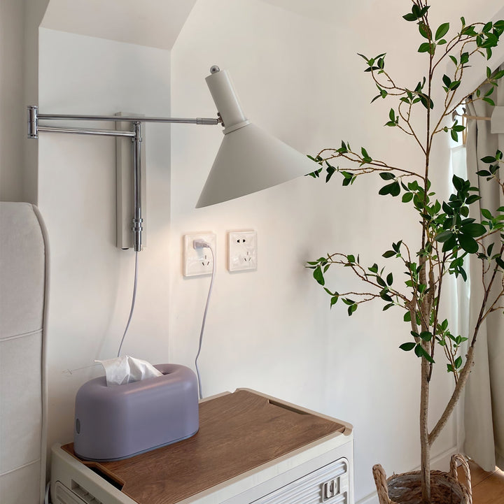 Anvia Wandlamp | Minimalistische Verstelbare Wandlamp voor Slaapkamer & Woonkamer