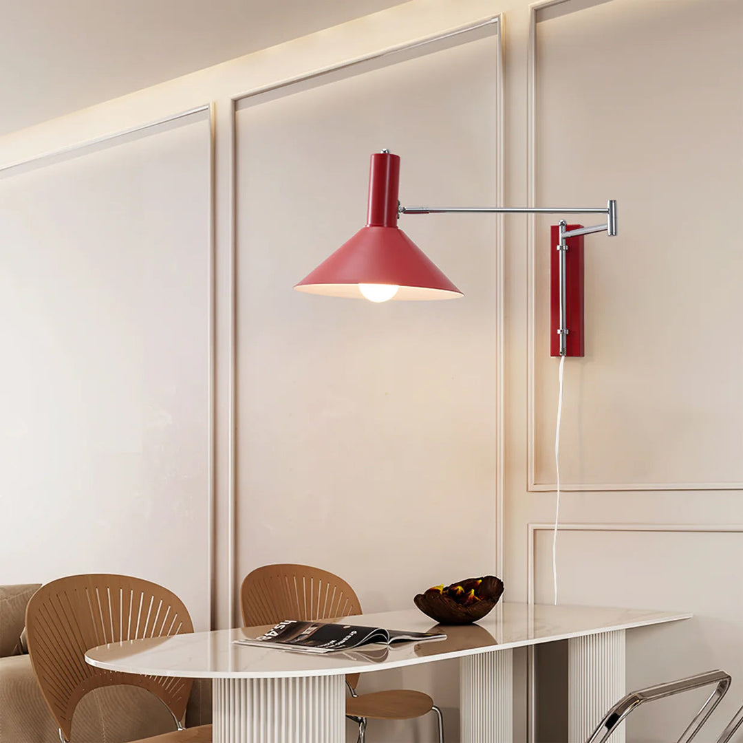 Anvia Wandlamp | Minimalistische Verstelbare Wandlamp voor Slaapkamer & Woonkamer