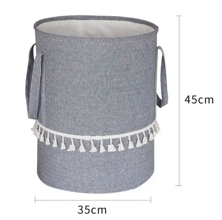 Cottage Chic opvouwbare wasmand | Stijlvolle opberger voor wasgoed, speelgoed en meer