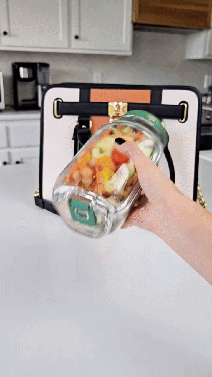 FrescoShake™ | Salad Jar To-Go | Houdt Je Salade Vers & Knapperig