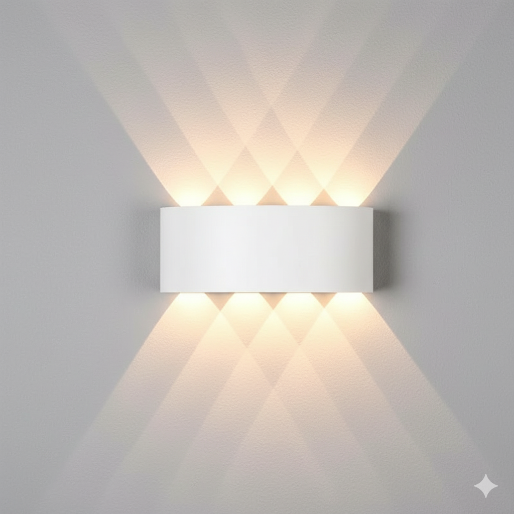 LUMOS | Moderne LED Wandlamp | Energiebesparend | Geschikt voor binnen en buiten