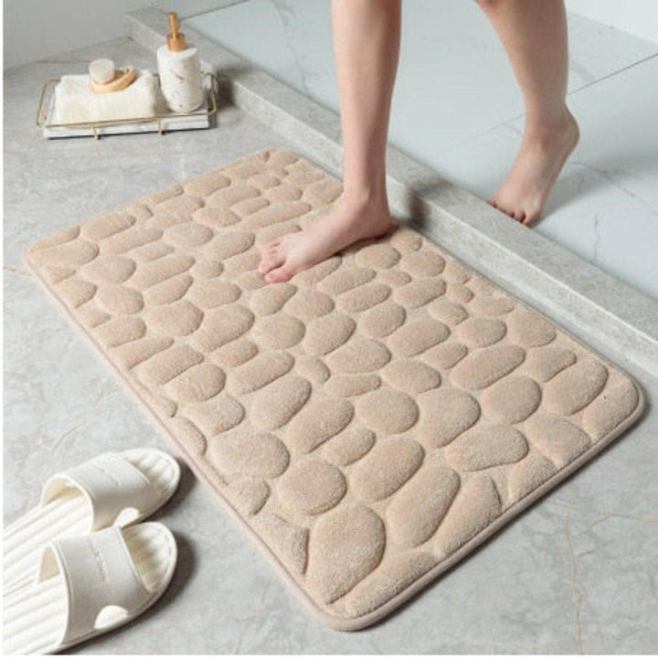 Cobblestone Mat | Antislip & Sneldrogende Badkamermat