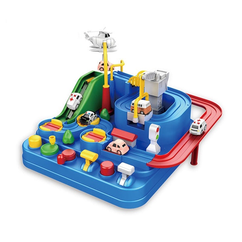 BuildBeyondCar™ | Interactieve Racebaan met Uitdagingen | Leren & Spelen tegelijk