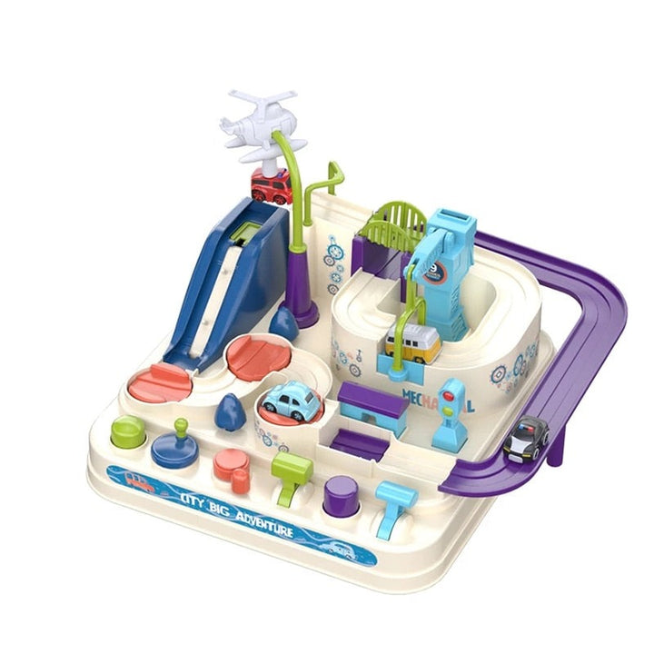 BuildBeyondCar™ | Interactieve Racebaan met Uitdagingen | Leren & Spelen tegelijk