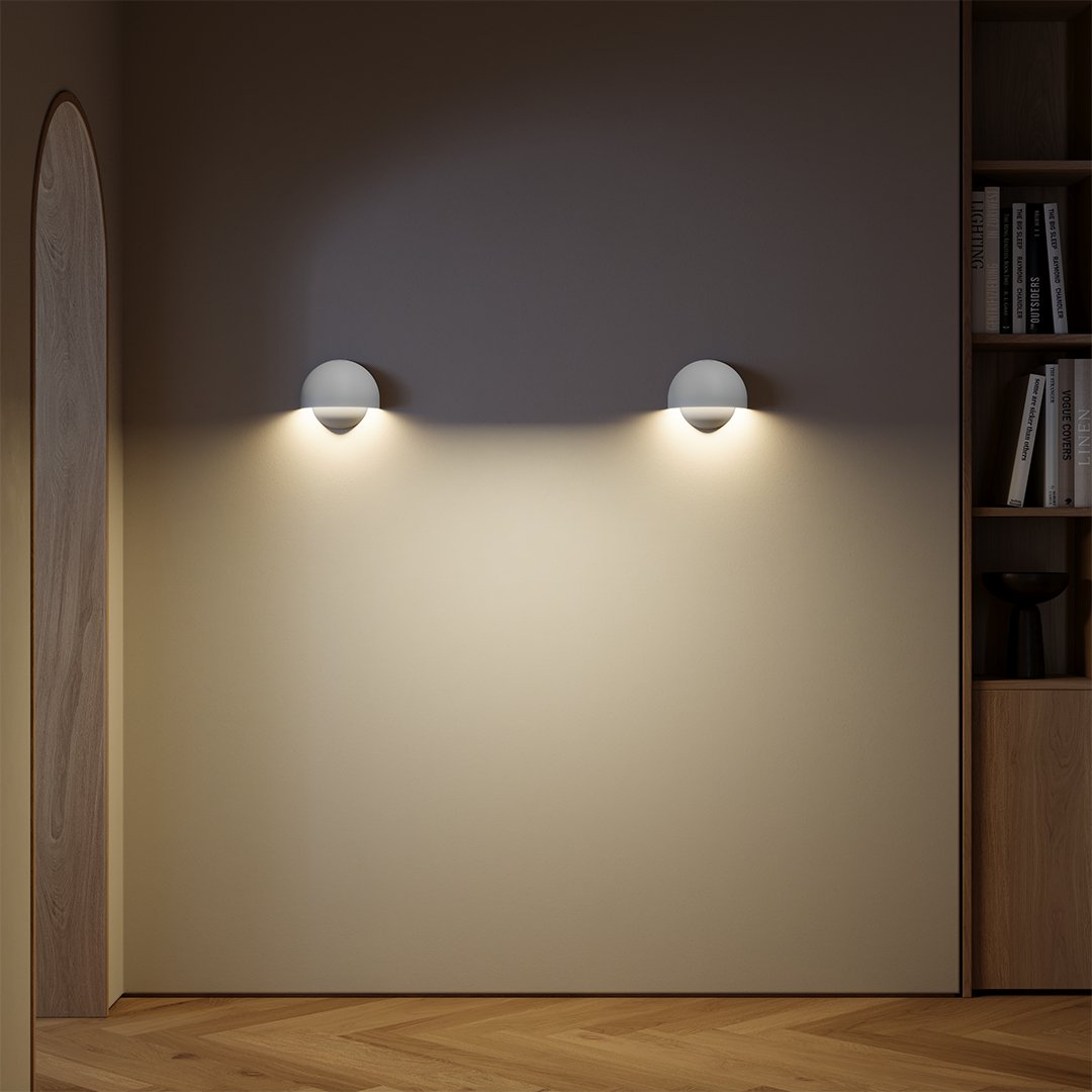 Orion™ LED Wandlamp | Draadloos of Met Kabel | Warm Sfeervol Licht voor Binnen & Buiten
