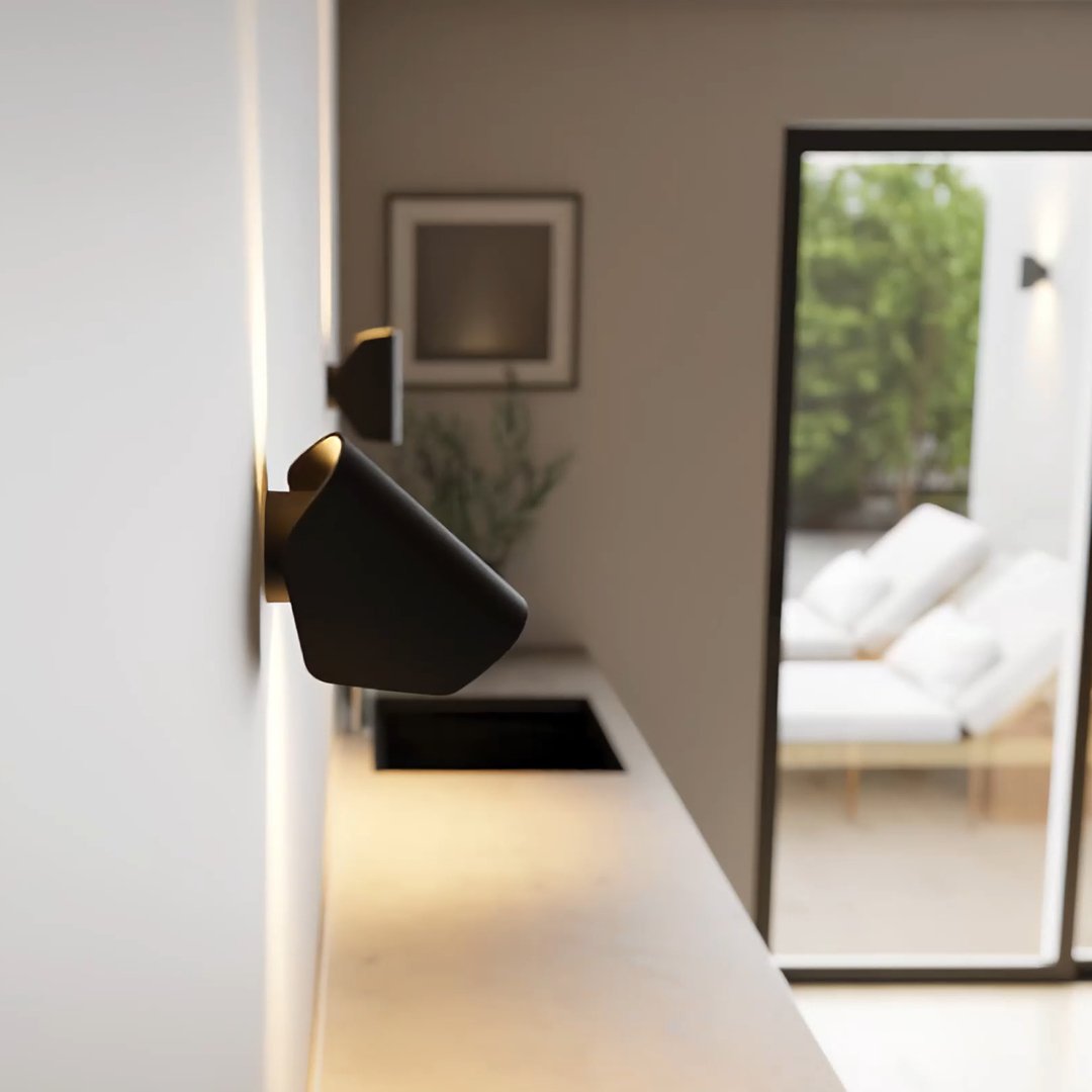 POLARIS™ LED Wandlamp | IP65 Waterdicht | Draaibaar & Kantelbaar