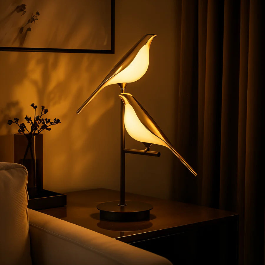 Lumen™ | Sculpturale vogel tafellamp