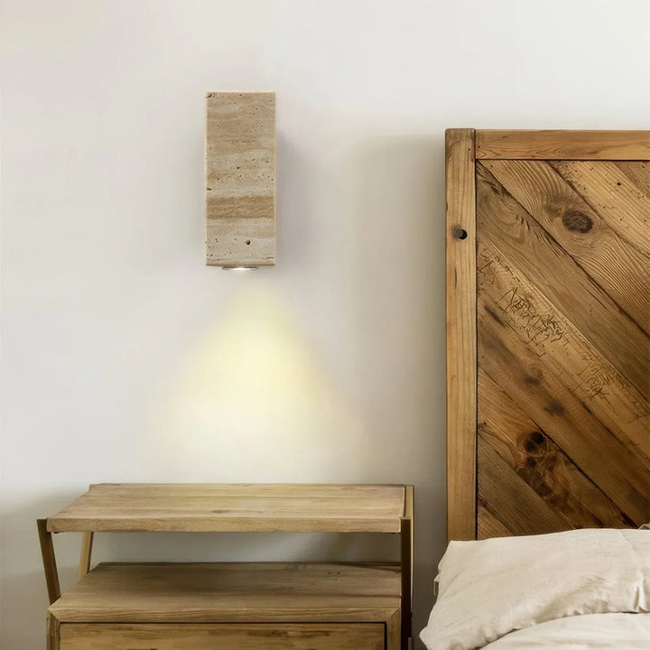 Marble Zen Wandlamp | Luxe Marmeren Wandlamp in Japandi Stijl – Natuurlijke Rust & Tijdloze Elegantie