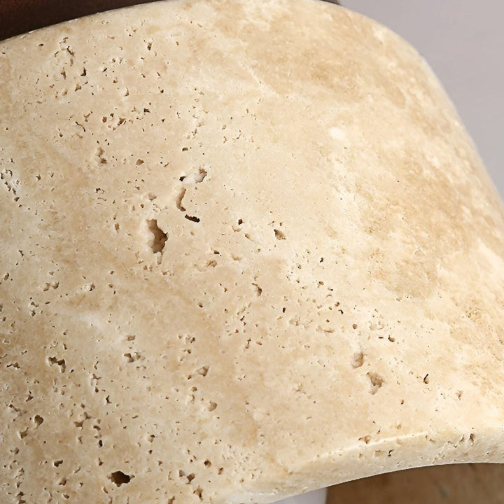 LumiStone Glow | Japandi Wandlamp met Houten Details