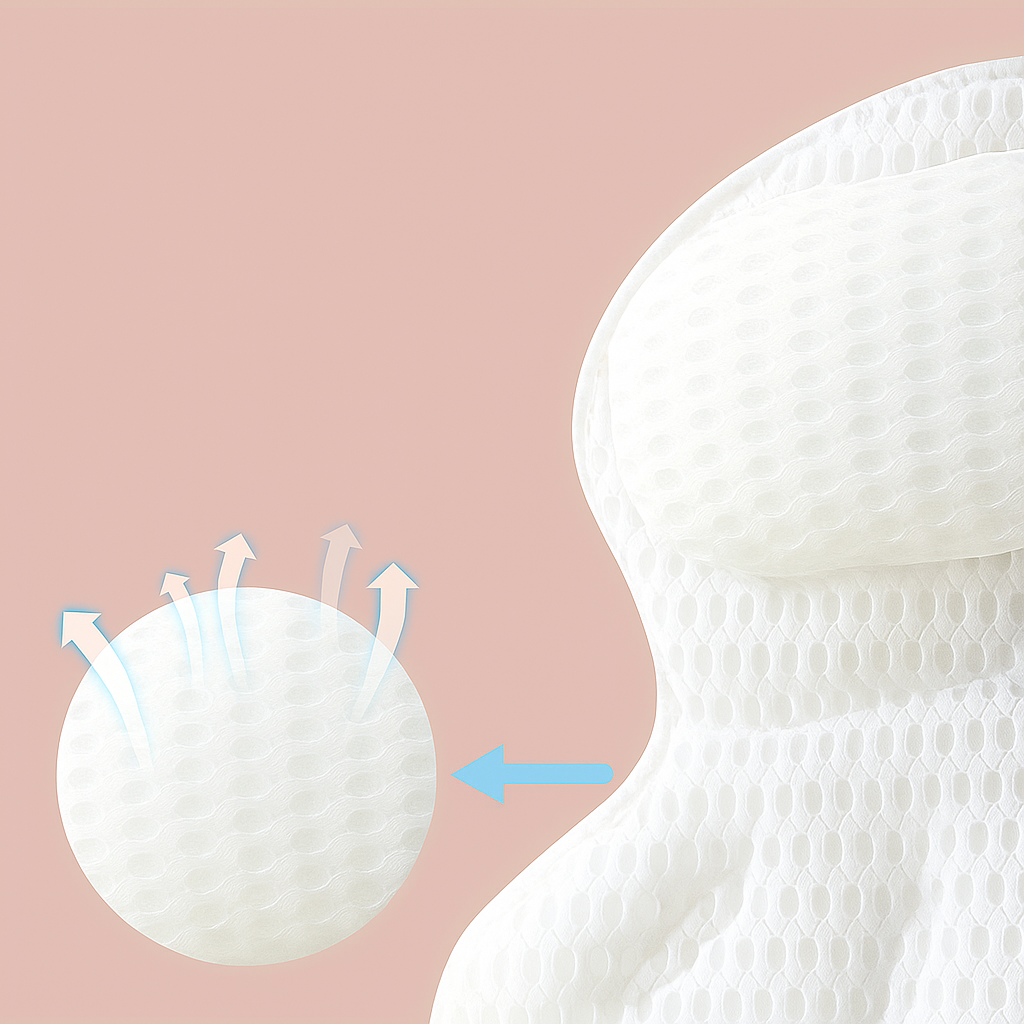 LuxieSpa™ 4D Badkussen | Ultra Comfort & Sneldrogend