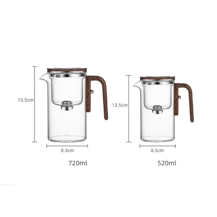 Design Glazen Theepot met Zeef | Infuser Theepot voor Theeliefhebbers
