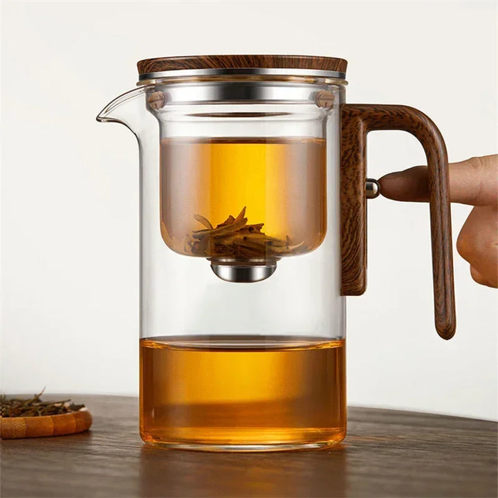 Design Glazen Theepot met Zeef | Infuser Theepot voor Theeliefhebbers