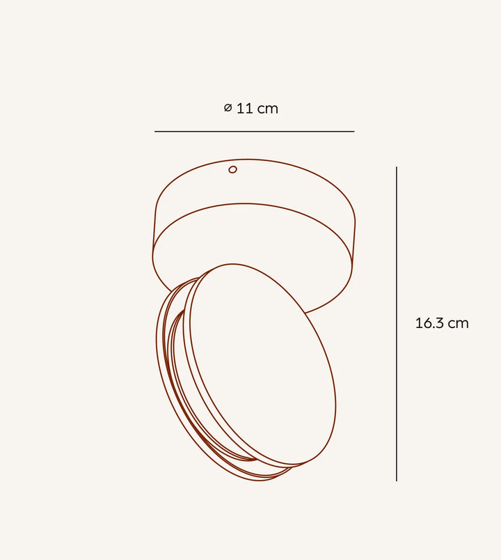 SPECTRA™ LED Wandlamp | 360° Draaibaar Licht | Minimalistisch Mat Wit | Spectaculair Lichtspel