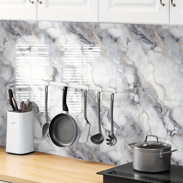 MarbleStick | Zelfklevende Faux Marmeren Wandtegels – 10 Stuks