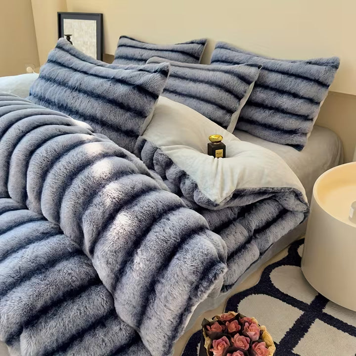 WinterLuxe™ 4-Delige Melkfluweel Beddenset | 200cm * 230cm