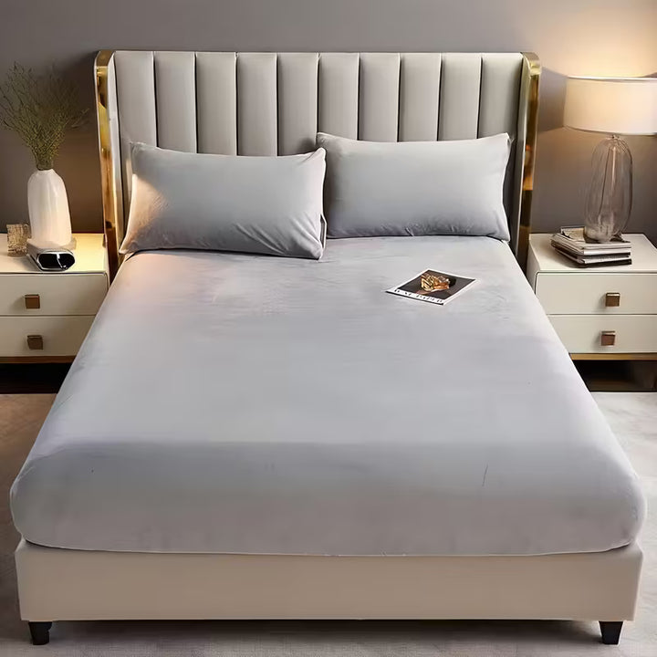 Luxe Velvet Beddenset | 3-Delig met Hoeslaken & Kussenslopen | Ultiem Zacht & Warm