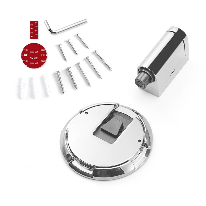 Mechanical Door Stopper | Lockable Door Holder Made of Solid Zinc Alloy