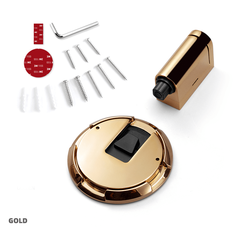 Mechanical Door Stopper | Lockable Door Holder Made of Solid Zinc Alloy